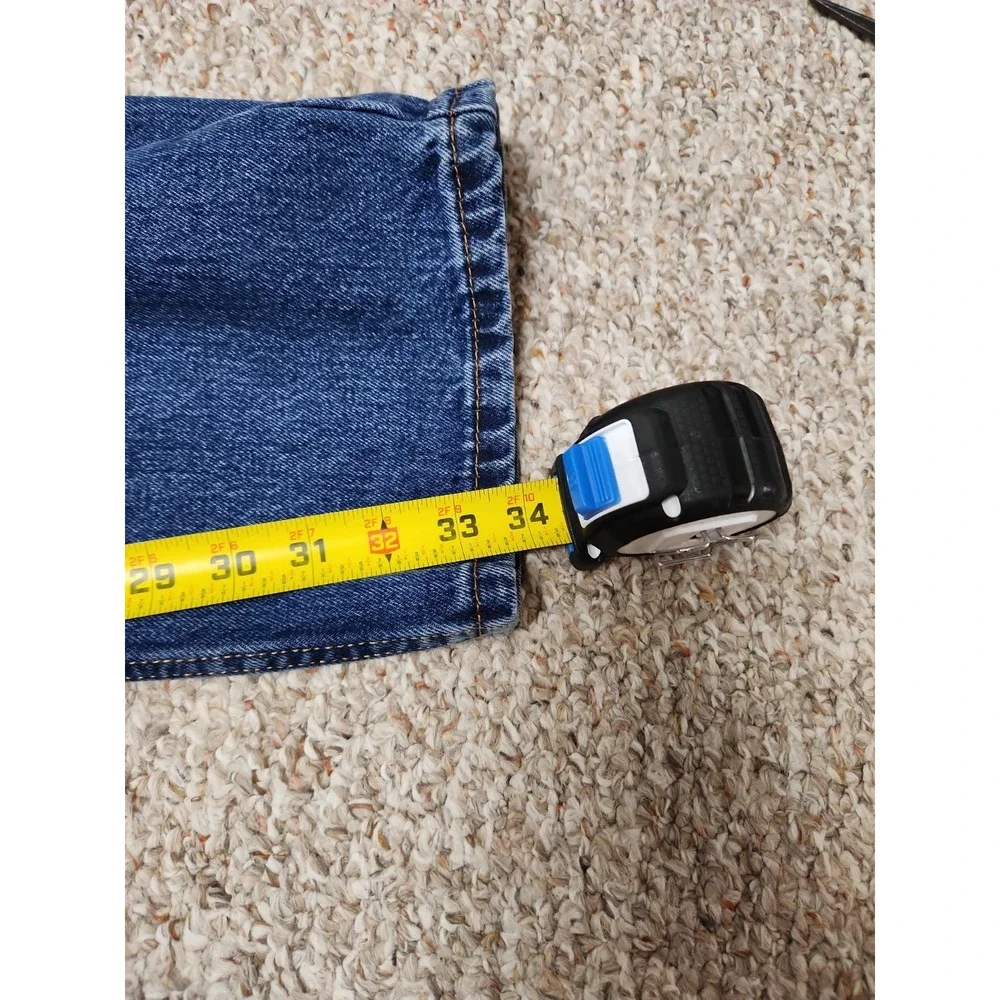 Levi's 505 Jeans 40x34 Mens  Denim Straight 100% Cotton Medium Wash